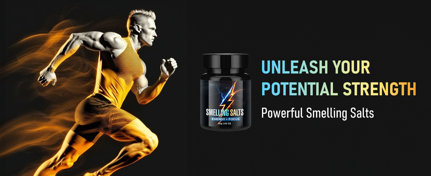 Powerful Salts for Athletes, Activate Before Smelling, Salts for Wake-up Athletes in Powerlifting, Instant Energy, Football and Fitness, Extra Strength & Boosted Focus | BLUE-30g-98