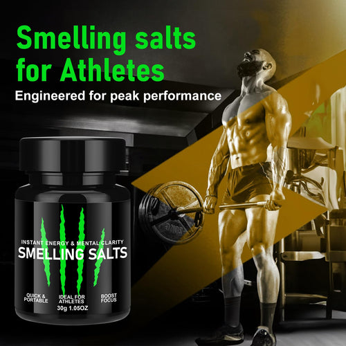 Enhanced Focus & Explosive Force, Potent Salts Wake Up for Athletes, Salts for Athletes in Hockey, Weightlifting and Powerlifting - Activate Before Smelling, Instant Energy-30g-GREEN