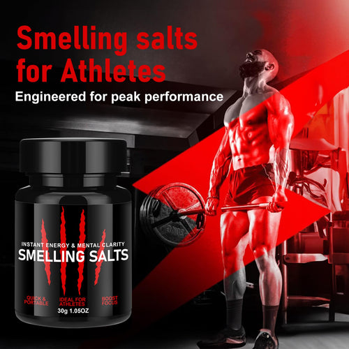 Enhanced Focus &amp; Explosive Force, Potent Salts Wake Up for Athletes, Salts for Athletes in Hockey, Weightlifting and Powerlifting - Activate Before Smelling, Instant Energy-30g-Red-96