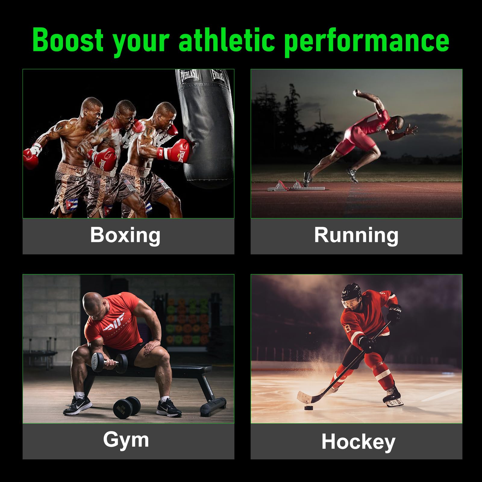 Enhanced Focus & Explosive Force, Potent Salts Wake Up for Athletes, Salts for Athletes in Hockey, Weightlifting and Powerlifting - Activate Before Smelling, Instant Energy-30g-GREEN